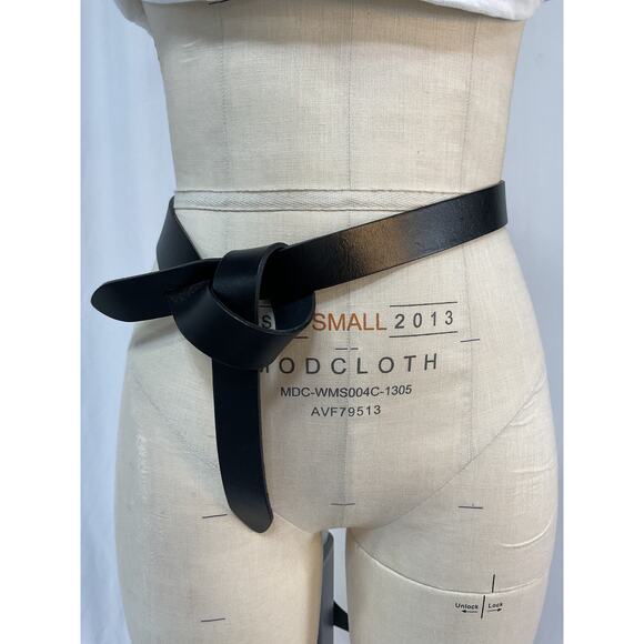 Isabel Marant 'Lecce' Black Leather Belt Size M - Picture 2 of 5